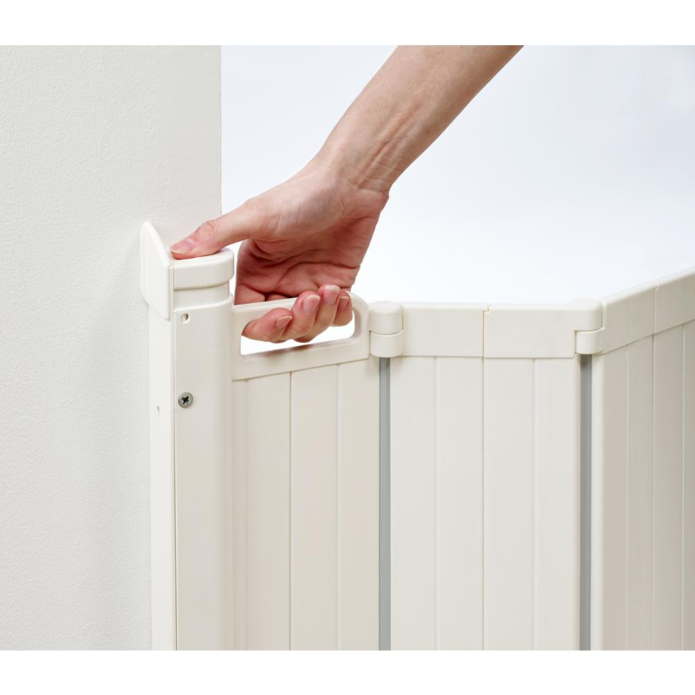 Guard Me Auto Retractable Safety Gate, 36", White