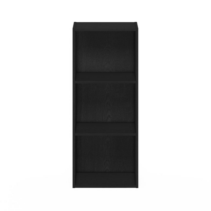 Furinno Luder 3-Tier Open Shelf Bookcase, Blackwood