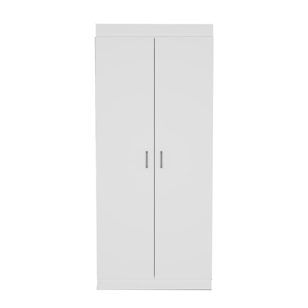 Pantry Cabinet Orlando, Five Shelves, White Finish