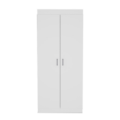 Pantry Cabinet Orlando, Five Shelves, White Finish