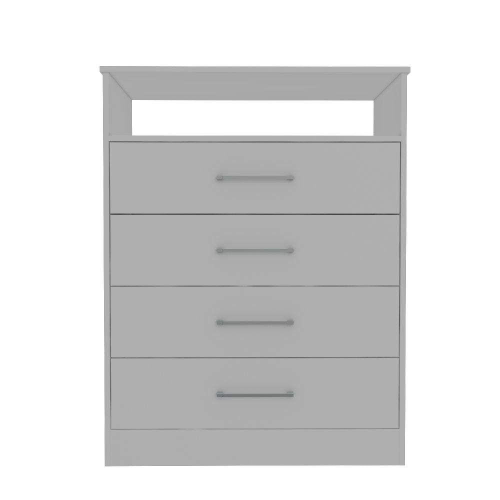 Dresser Atlanta, Four Drawers, White Finish