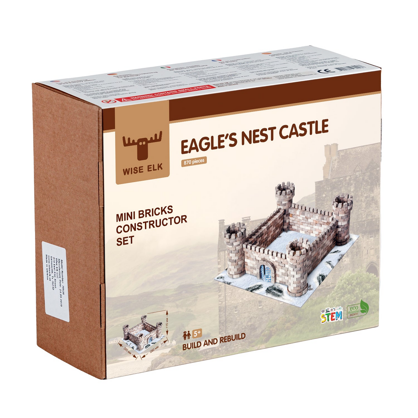 Mini Bricks Construction Set - Eagle's Nest Castle