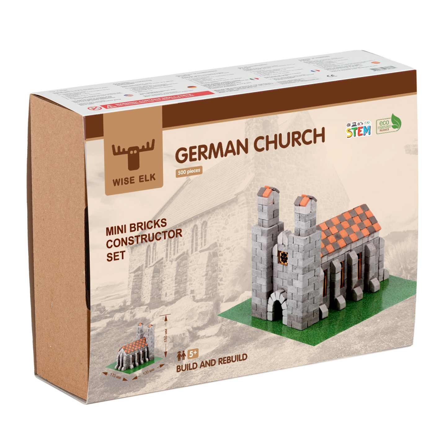 Mini Bricks Construction Set - German Church