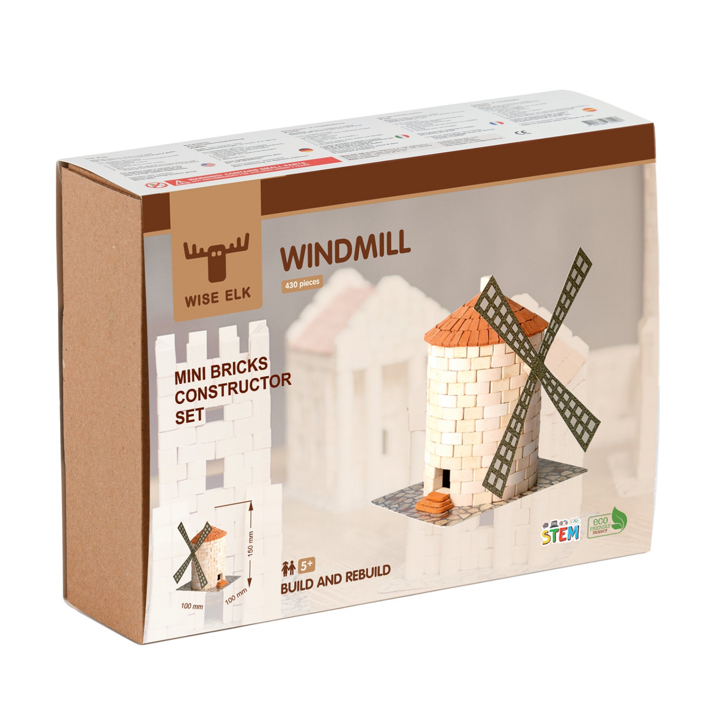 Mini Bricks Construction Set - Windmill