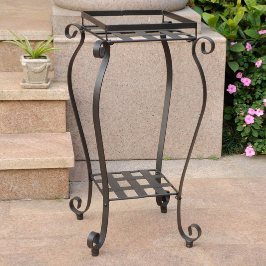 Iron Square Plant Stand