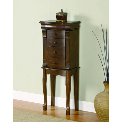 Louis Philippe Walnut Jewelry Armoire