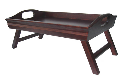 Sedona Bed Tray Curved Side, Foldable Legs, Large Handle