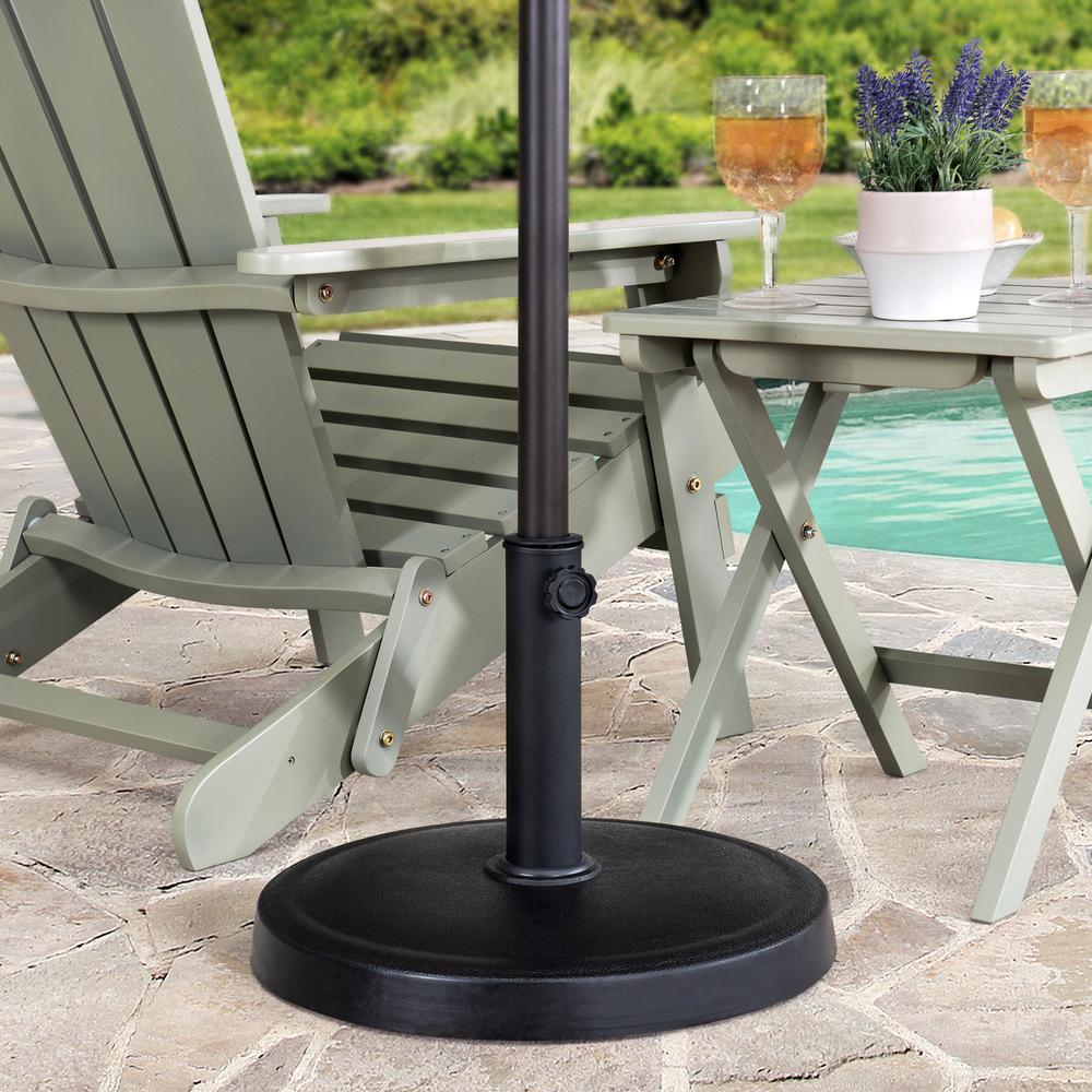 Sunjoy Universal 30 lb. Black Heavy Duty Cement Filled Patio Umbrella Base