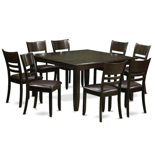 9  Pc  Dining  room  set-Dinette  Table  with  Leaf  and  8  Kitchen  Chairs.