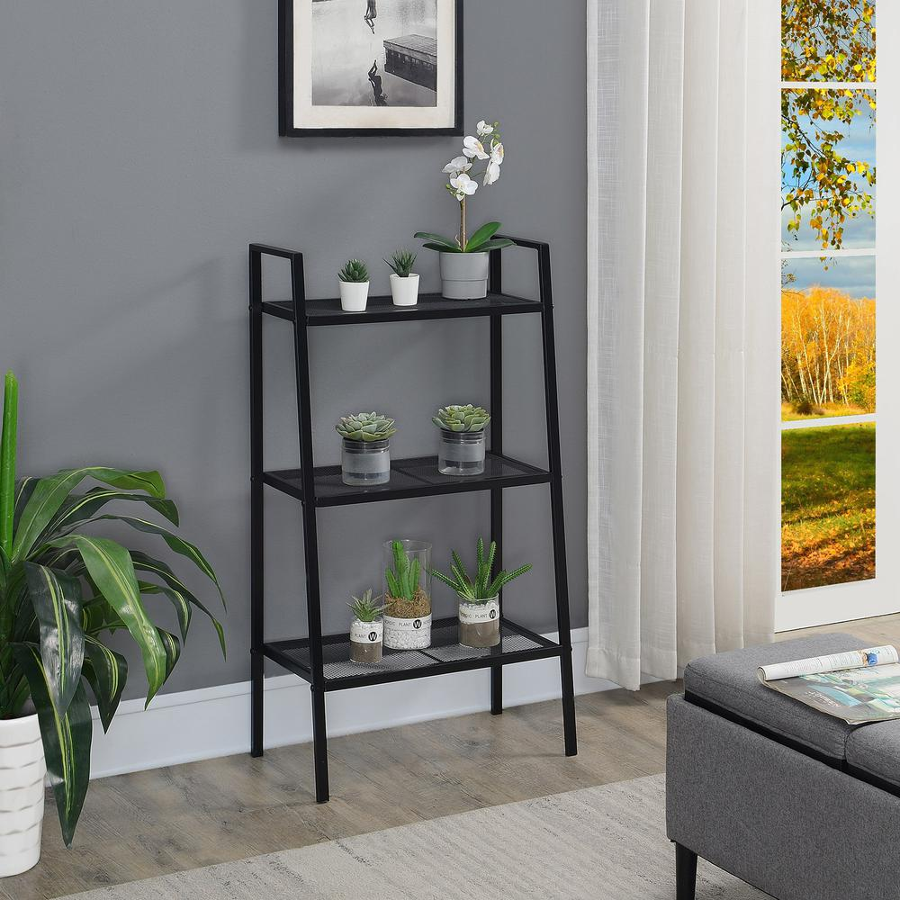 Designs2Go 3 Tier Metal Plant Stand Black