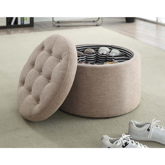 Designs4Comfort Round Shoe Ottoman