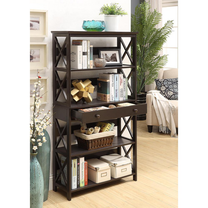 Oxford 5 Tier Bookcase with Drawer