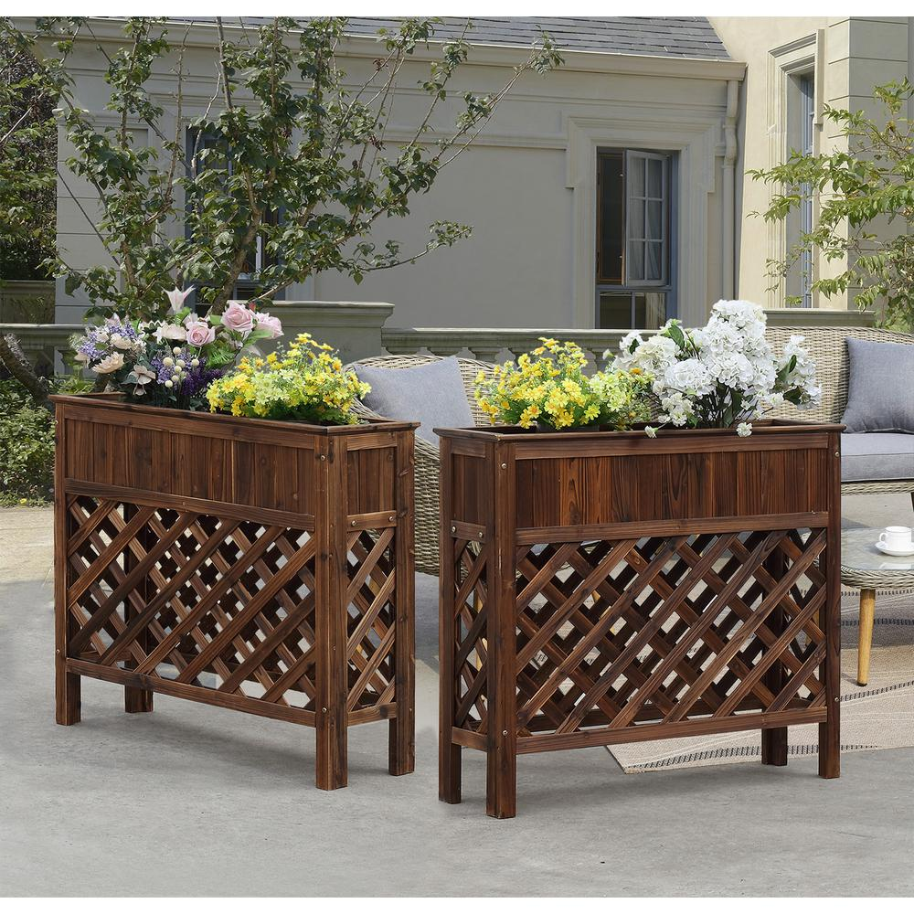 Planters & Potts Large Raised Patio Planter