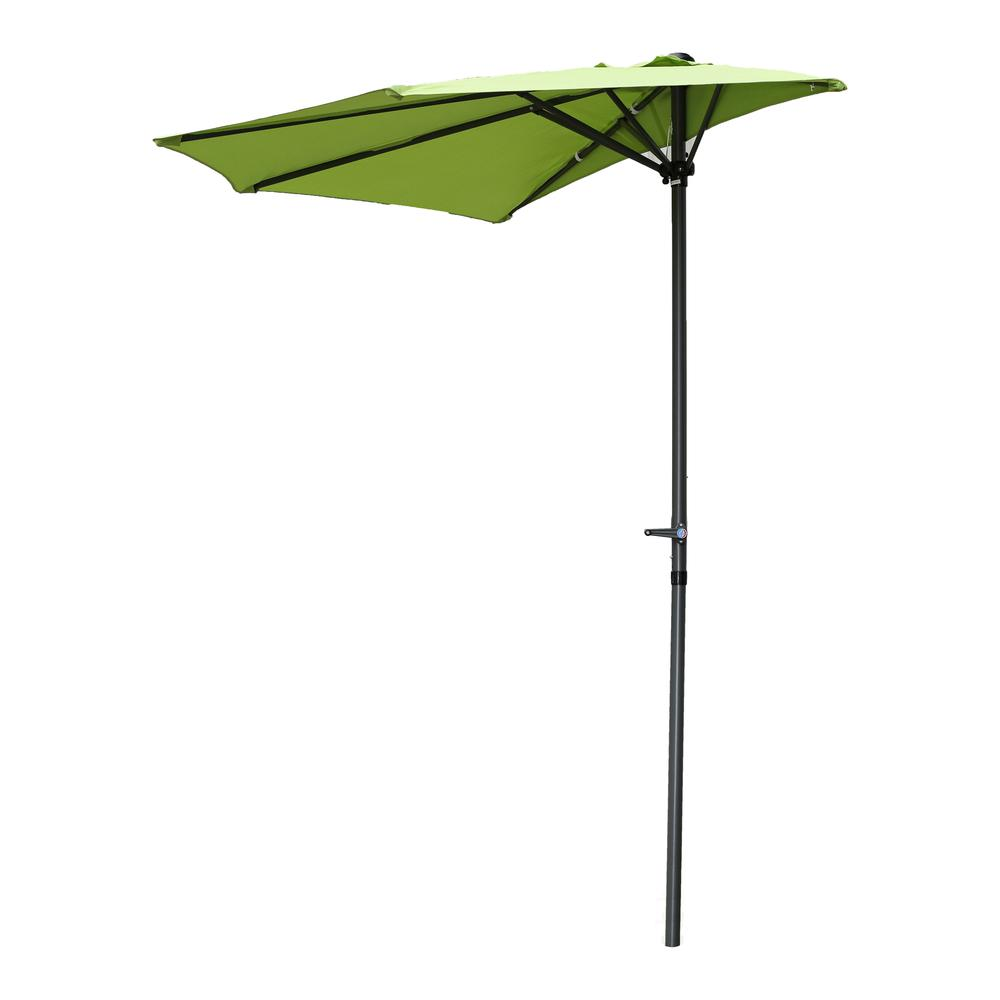 9-Foot Half Round Wall Hugger Umbrella