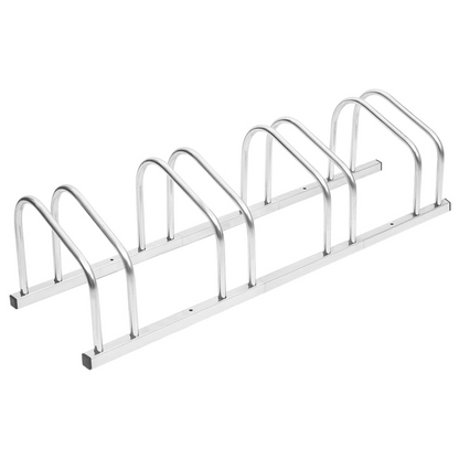 vidaXL Bike Rack for 4 Bikes Galvanized Steel