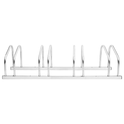 vidaXL Bike Rack for 4 Bikes Galvanized Steel