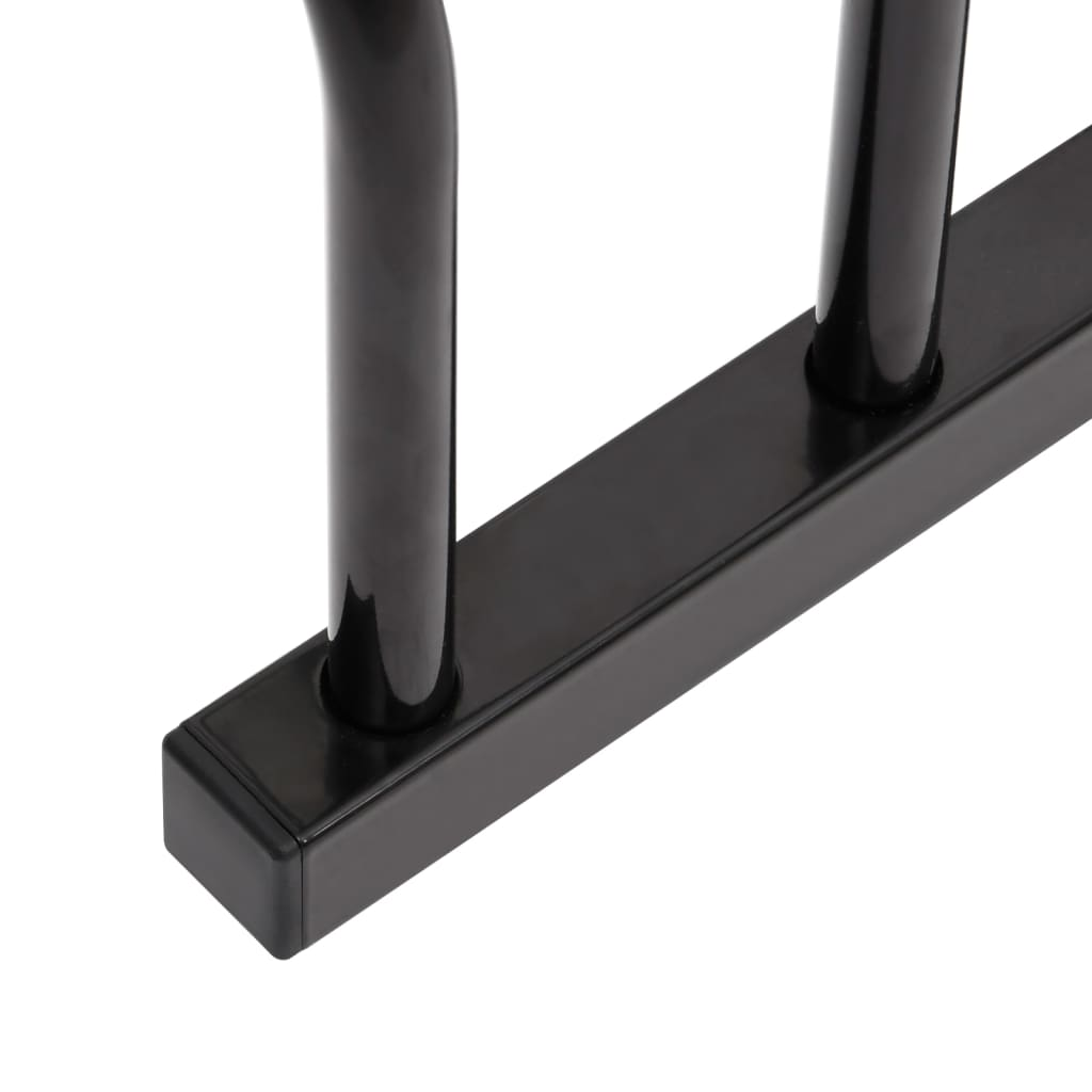 vidaXL Bike Rack for 6 Bikes Black Steel