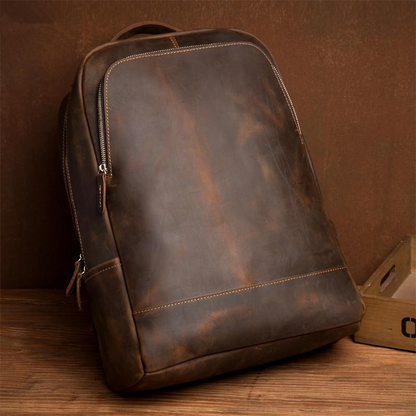 The Vernon Backpack | Genuine Vintage Leather Minimalist Backpack