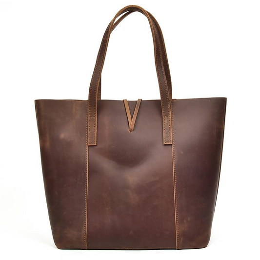 The Taavi Tote | Handcrafted Leather Tote Bag