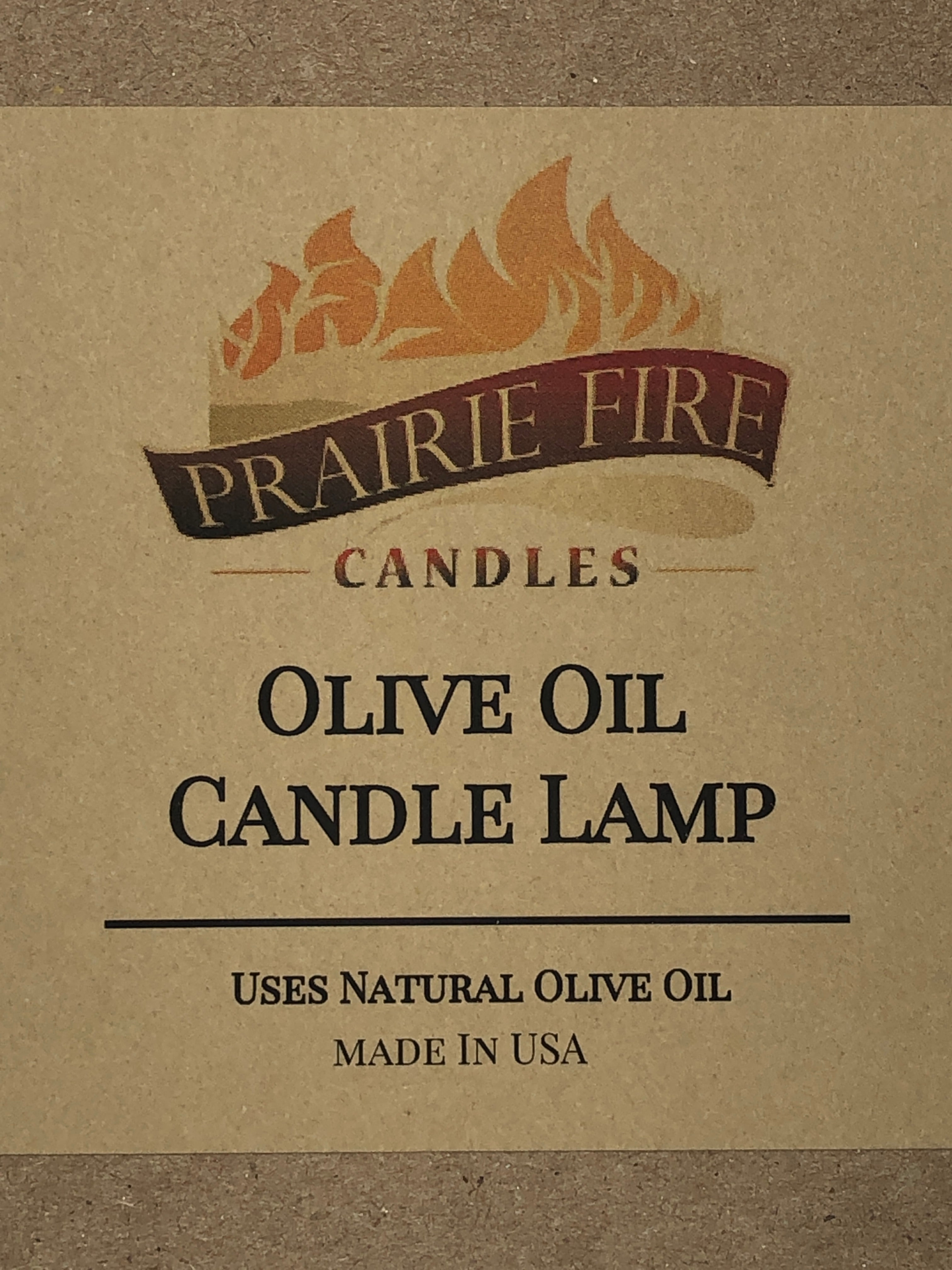 Olive Oil Candle Lamp - Emergency Backup - Power Outage - Handmade