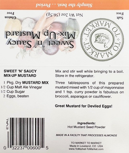 Sweet 'N' Saucy Mix-Up Mustard - Wholesale