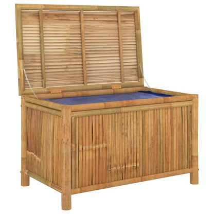 vidaXL Patio Storage Box 35.4"x20.5"x21.7" Bamboo