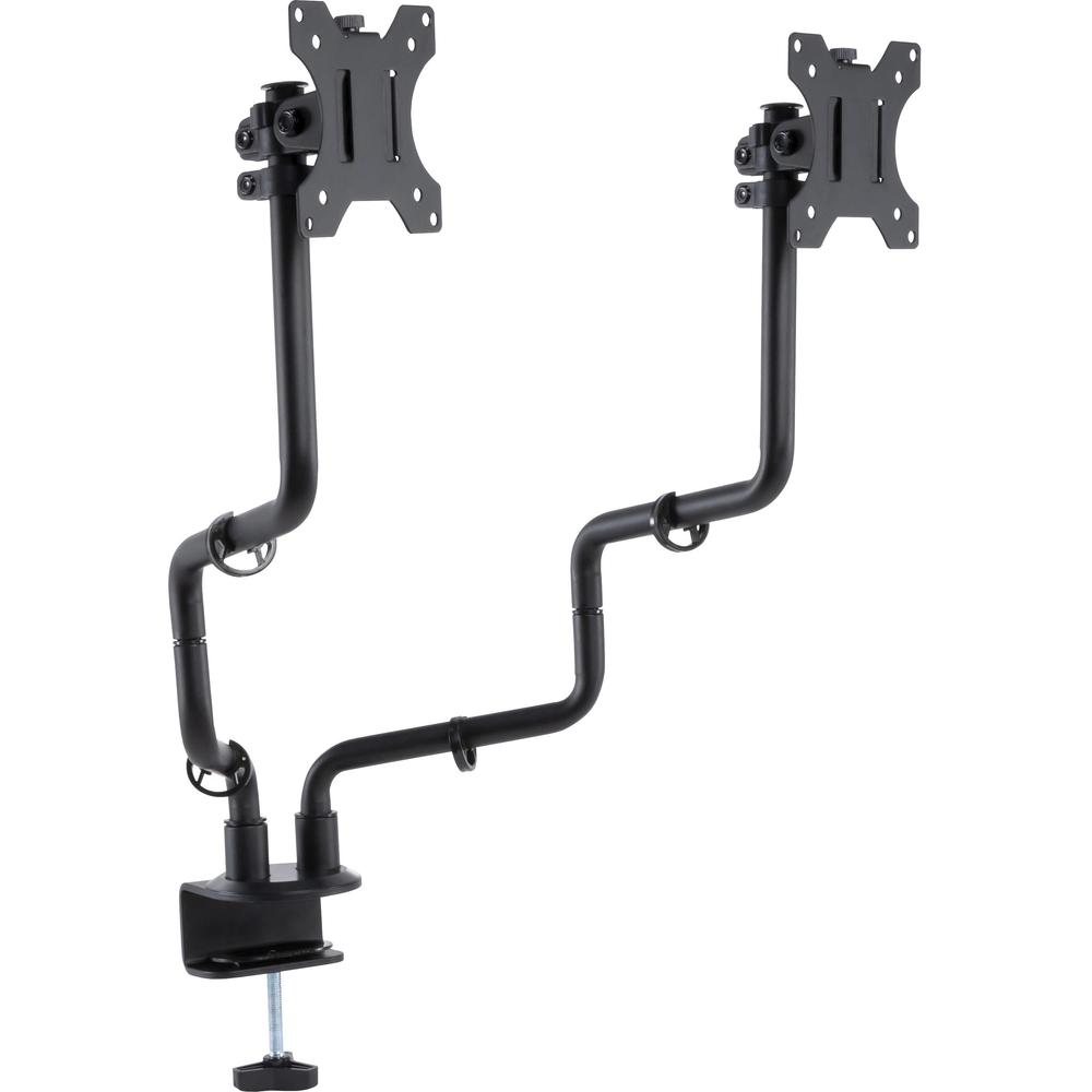 Allsop Metal Art Dual Monitor Arms - (32146) - For monitors up to 32" - 30.80 lb Load Capacity - Black