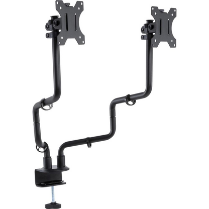 Allsop Metal Art Dual Monitor Arms - (32146) - For monitors up to 32" - 30.80 lb Load Capacity - Black