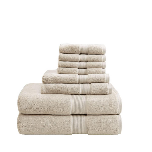 800GSM Cotton 8 Piece Towel Set,MPS73-190