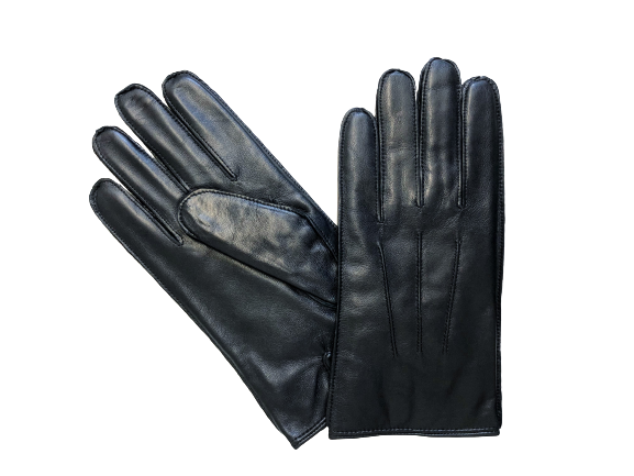 Black Leather Gloves