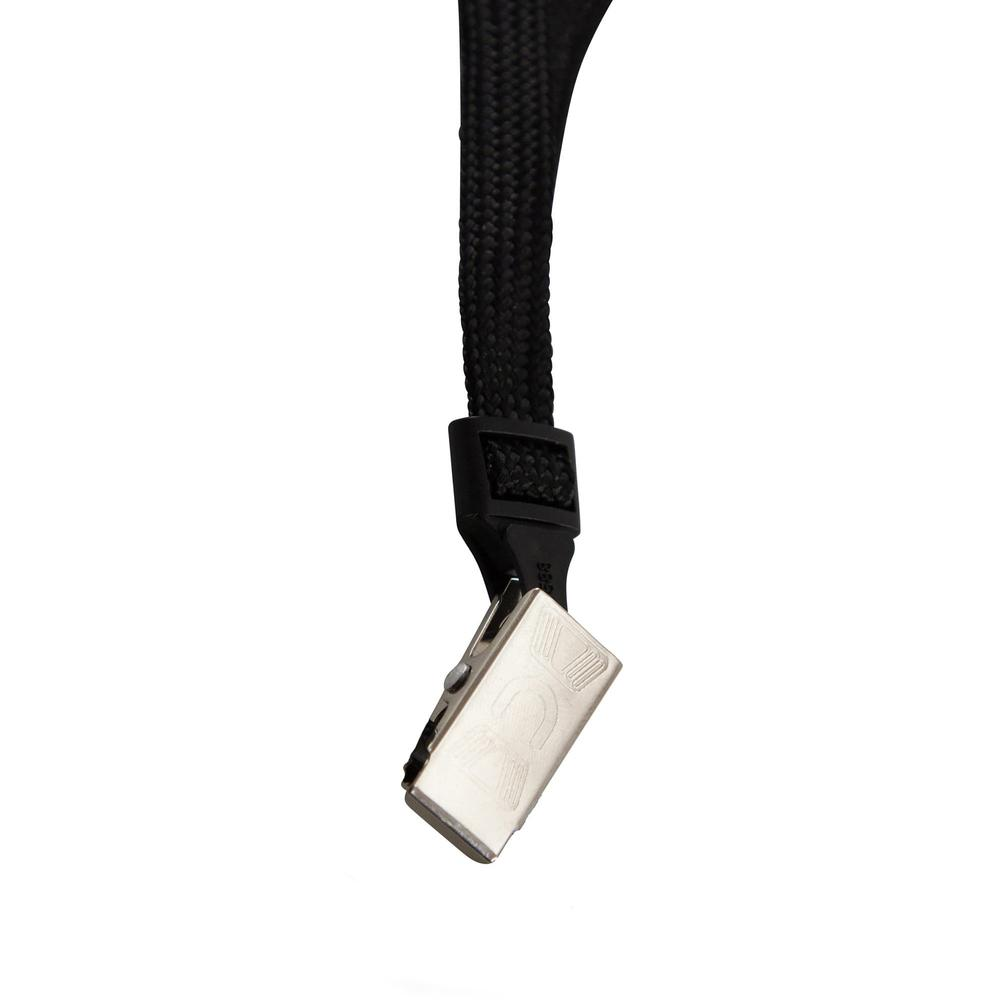 SICURIX Safety Breakaway Lanyard - 12 / Pack - 36" Length - Black - Nylon, Steel