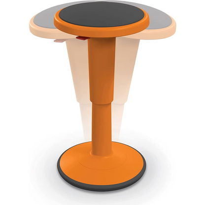 Hierarchy Height Adjustable Grow Stool- Short Stool (Orange)