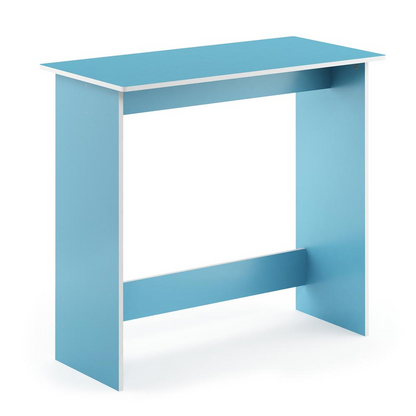 Simplistic Study Table, Light Blue/White