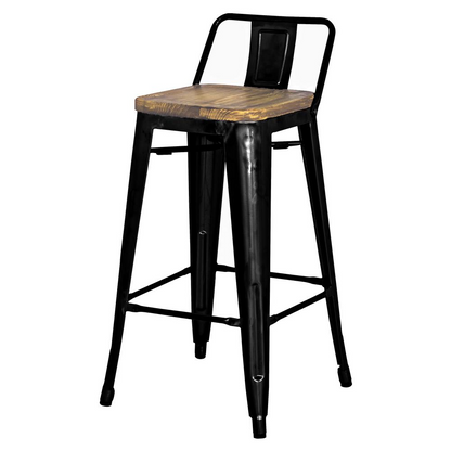 Metropolis Low Back Counter Stool, (Set of 4)