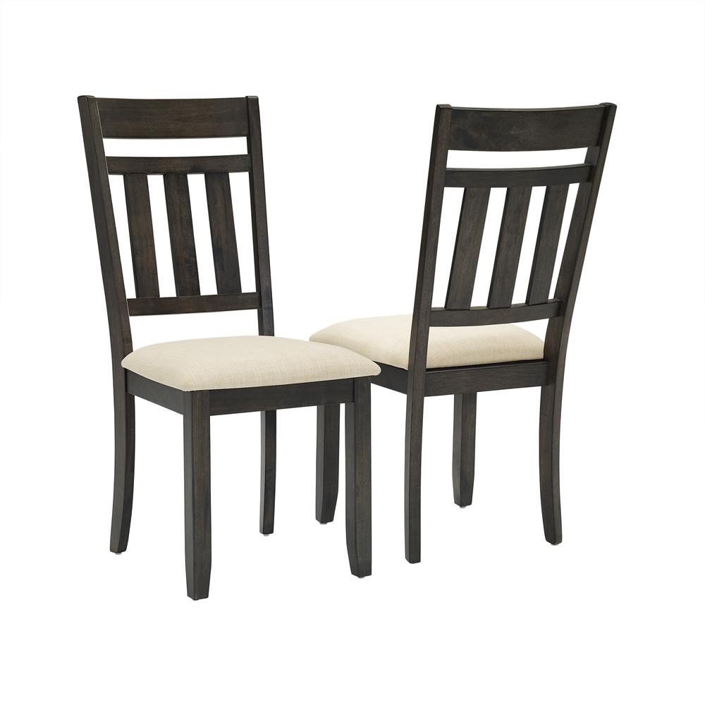 Hayden 2Pc Slat Back Dining Chair Set Slate - 2 Slat Back Chairs