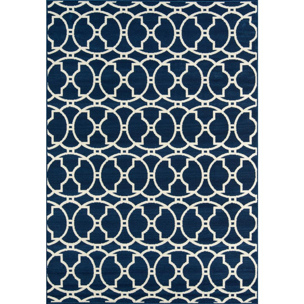 Baja Area Rug, Navy, 3'11" X 5'7"