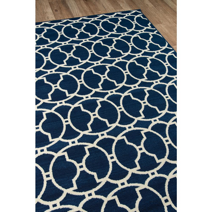 Baja Area Rug, Navy, 3'11" X 5'7"