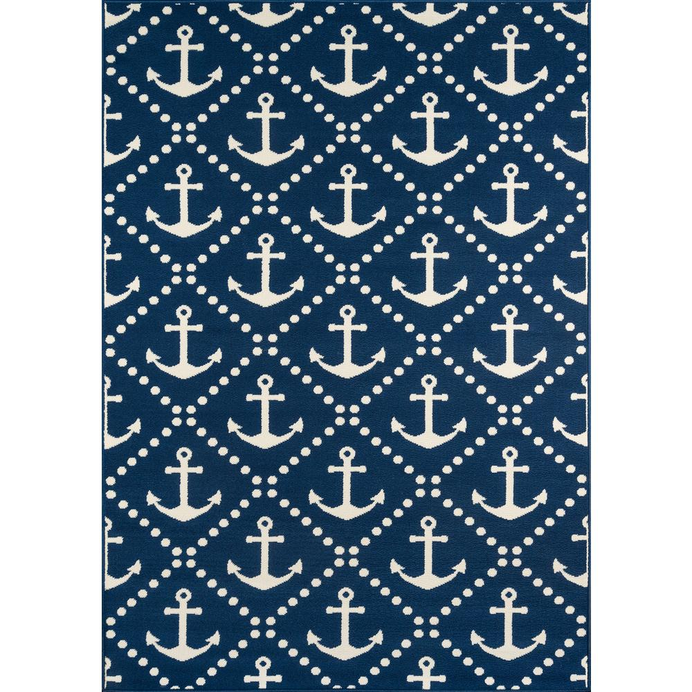 Baja Area Rug, Navy, 2'3" X 4'6"