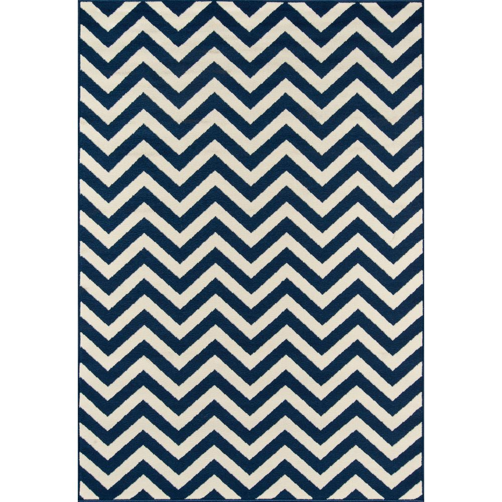 Baja Area Rug, Navy, 2'3" X 7'6" Runner