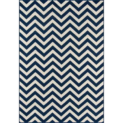 Baja Area Rug, Navy, 2'3" X 7'6" Runner