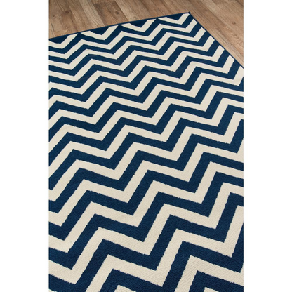 Baja Area Rug, Navy, 2'3" X 7'6" Runner