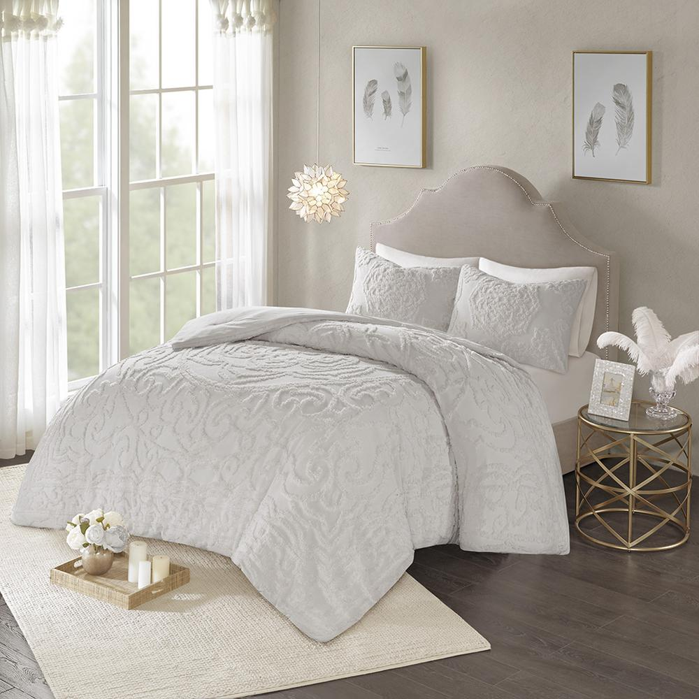 100% Cotton Tufted Chenille Comforter Set,MP10-5882