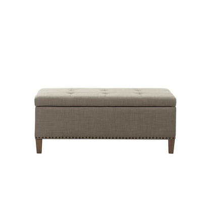 Shandra II Tufted Top Storage Bench,FUR105-0042