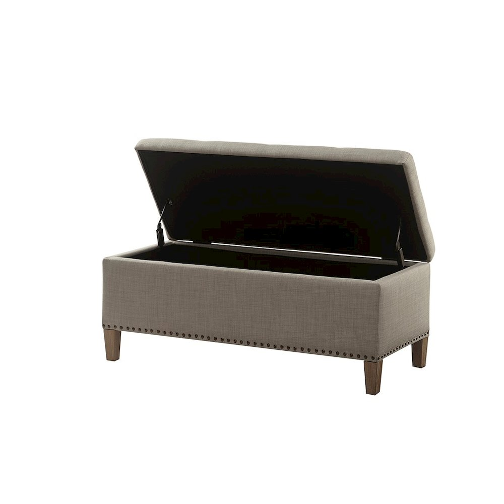 Shandra II Tufted Top Storage Bench,FUR105-0042