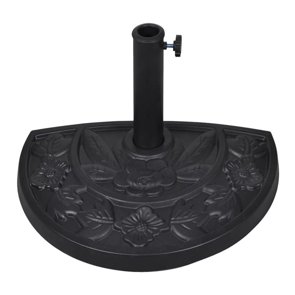 Resin Half Round Parasol Base, 40820