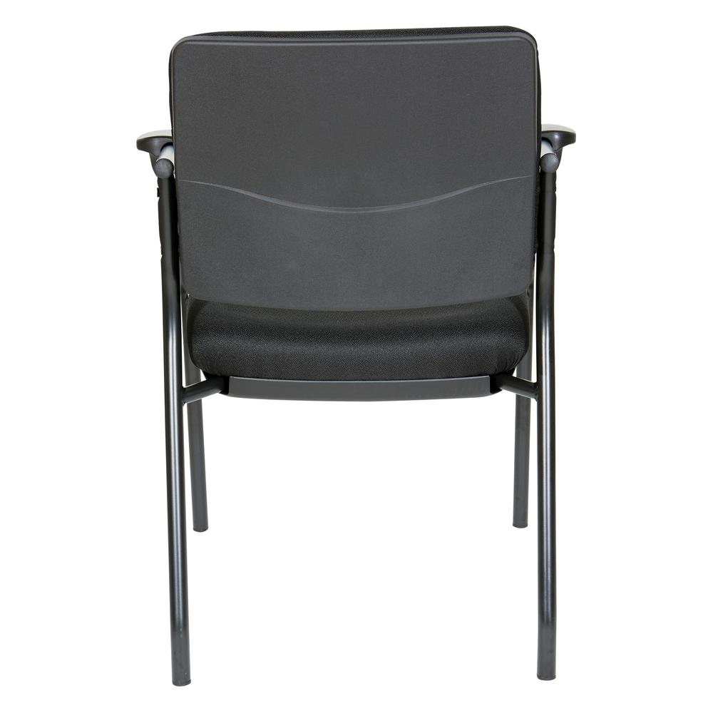 Visitor’s Chair Black Frame Padded Arms, 83710B-231