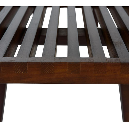 LeisureMod Mid-Century Inwood Platform Bench - 4 Feet