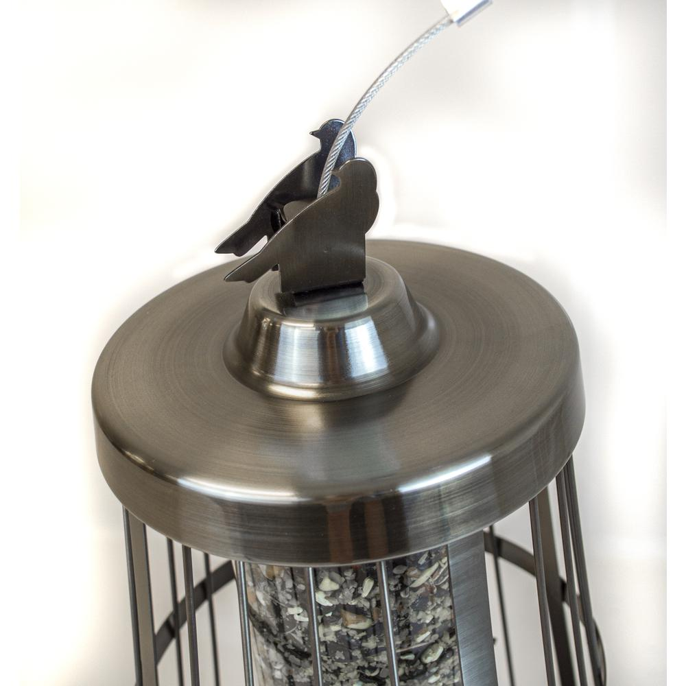 Outdoor Leisure Products Deluxe Bird Feeder in Nickel