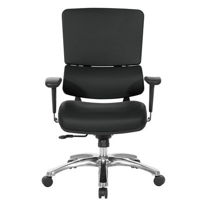 Dillon Seat and Back Managers Chair, Black