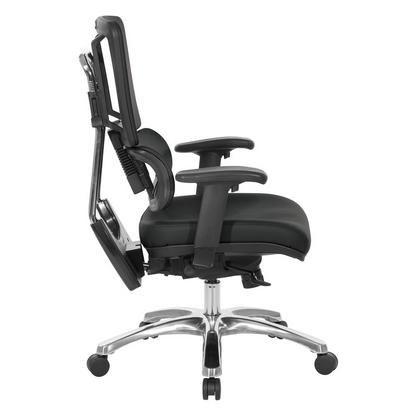 Dillon Seat and Back Managers Chair, Black